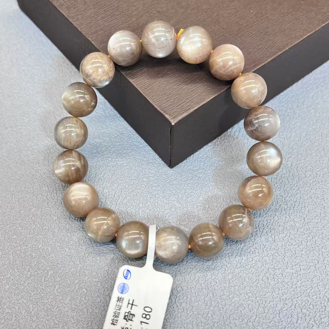 Natural black bone bracelet