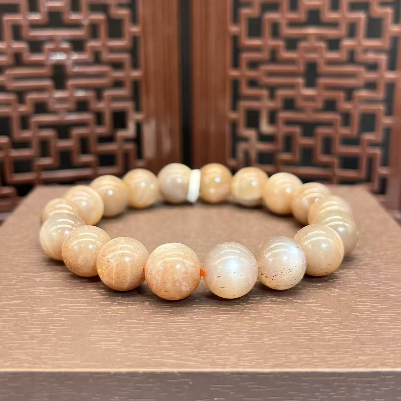 Natural black bone bracelet