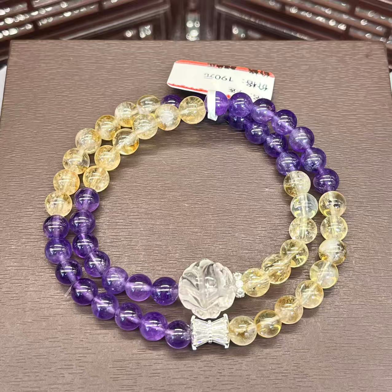 Natural crystal bracelet
