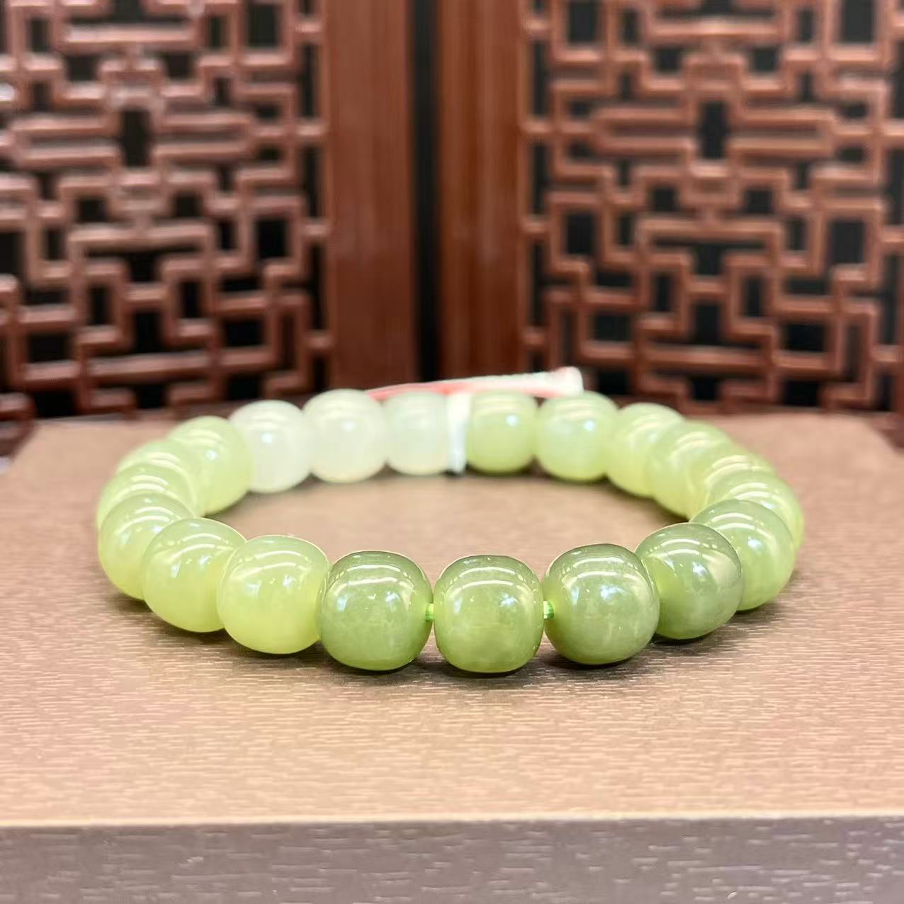 Natural hetian jade bracelet