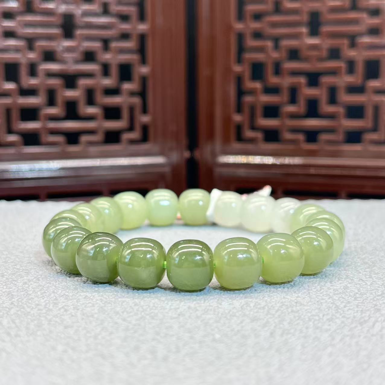 Natural hetian jade bracelet