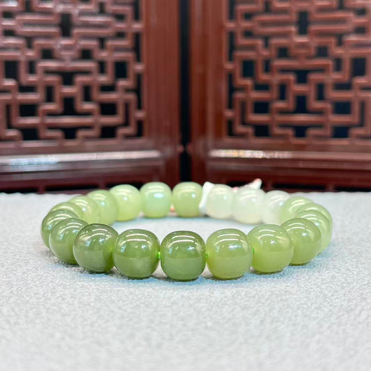 Natural hetian jade bracelet