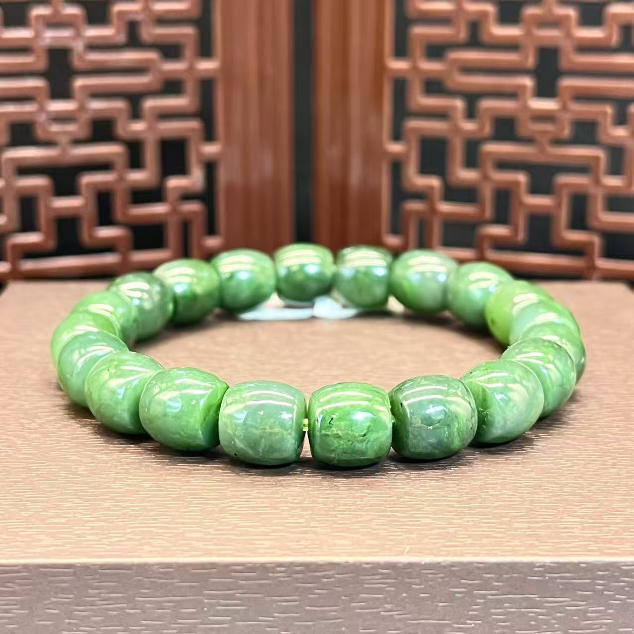 Natural hetian jade bracelet