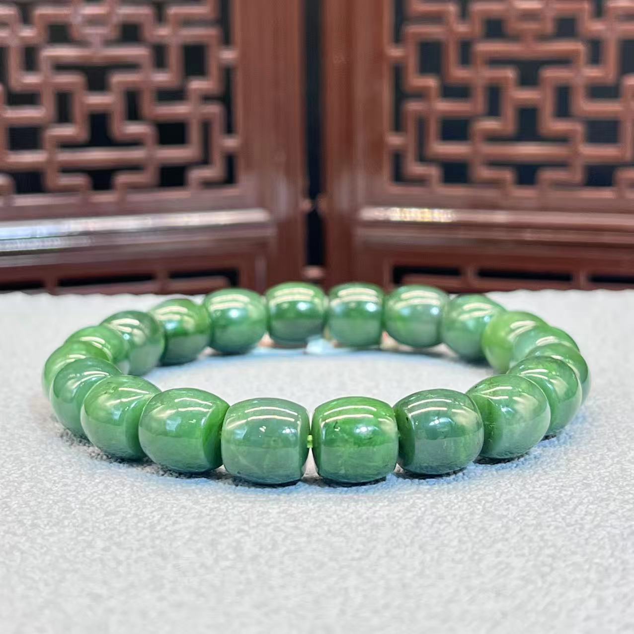 Natural hetian jade bracelet