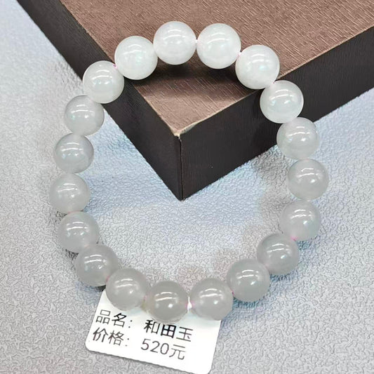 Natural hetian jade bracelet