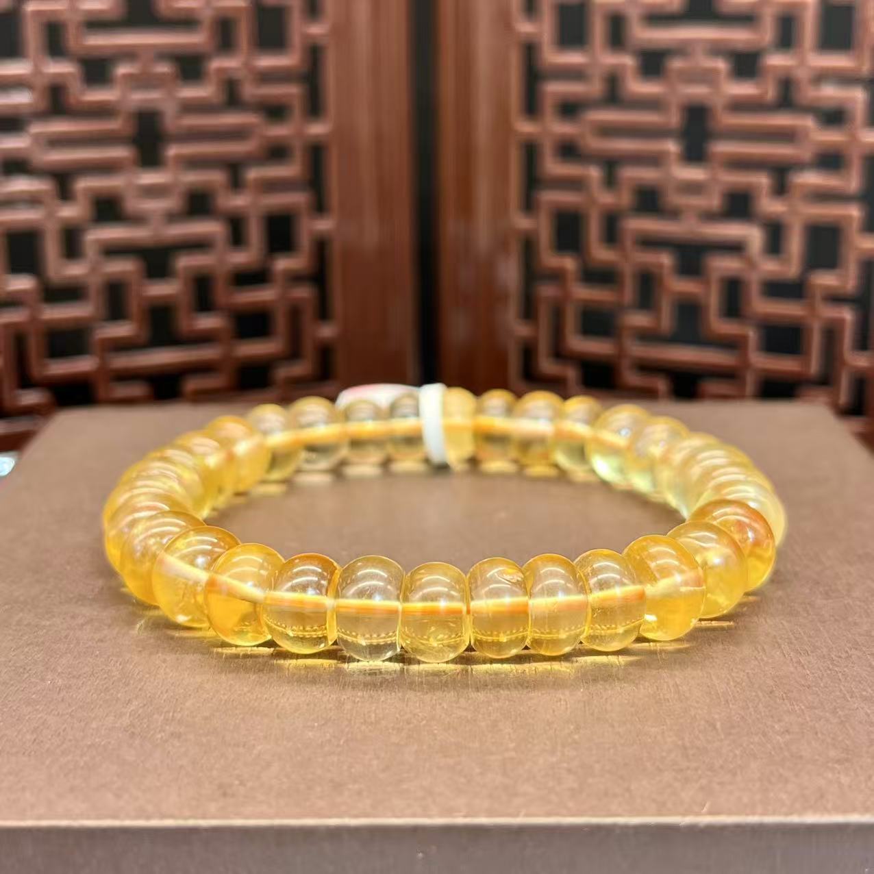 Natural citrine bracelet