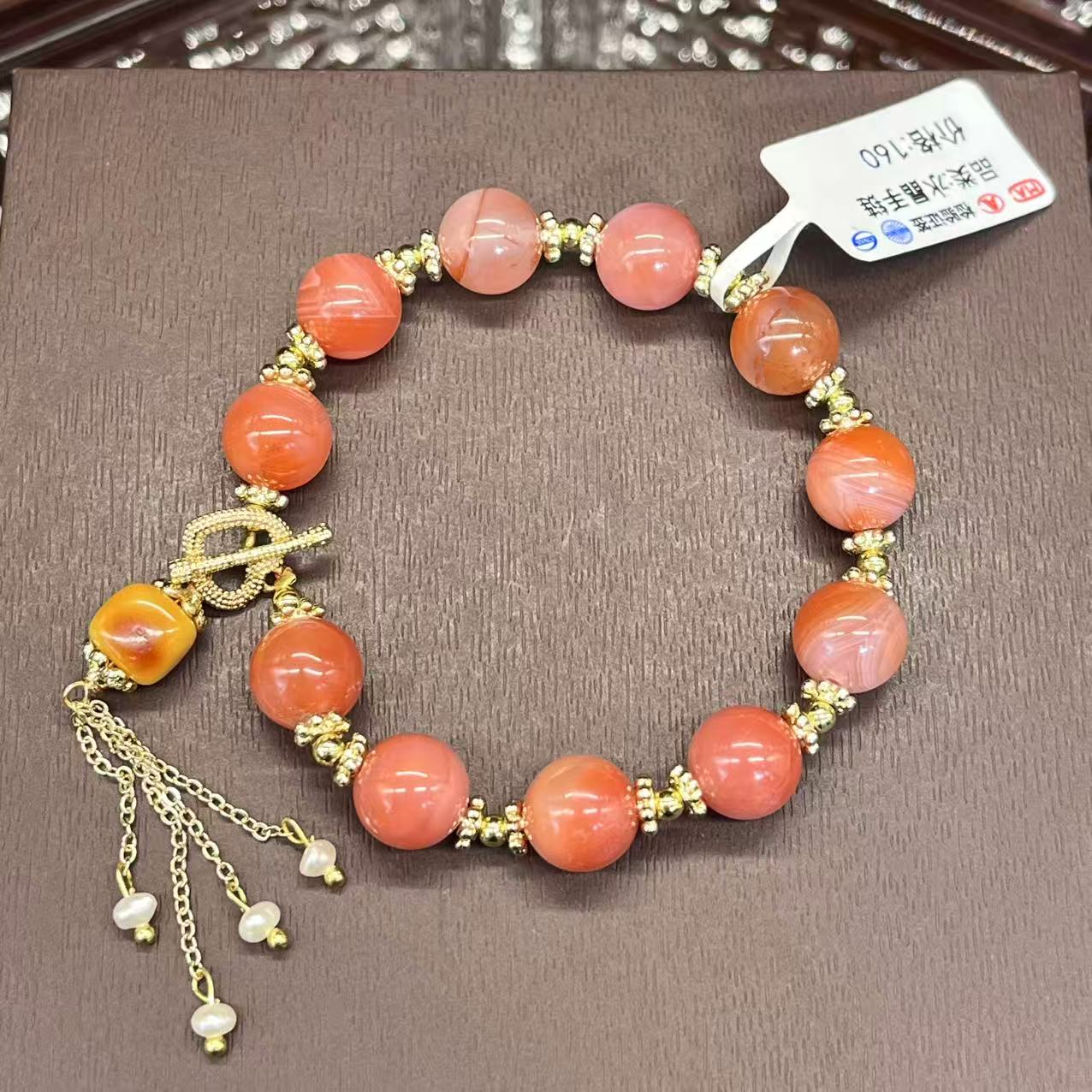 Natural south red design bracelet