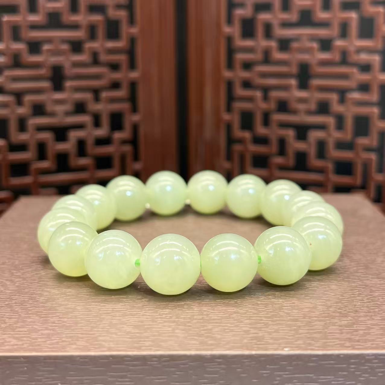 Natural hetian jade bracelet