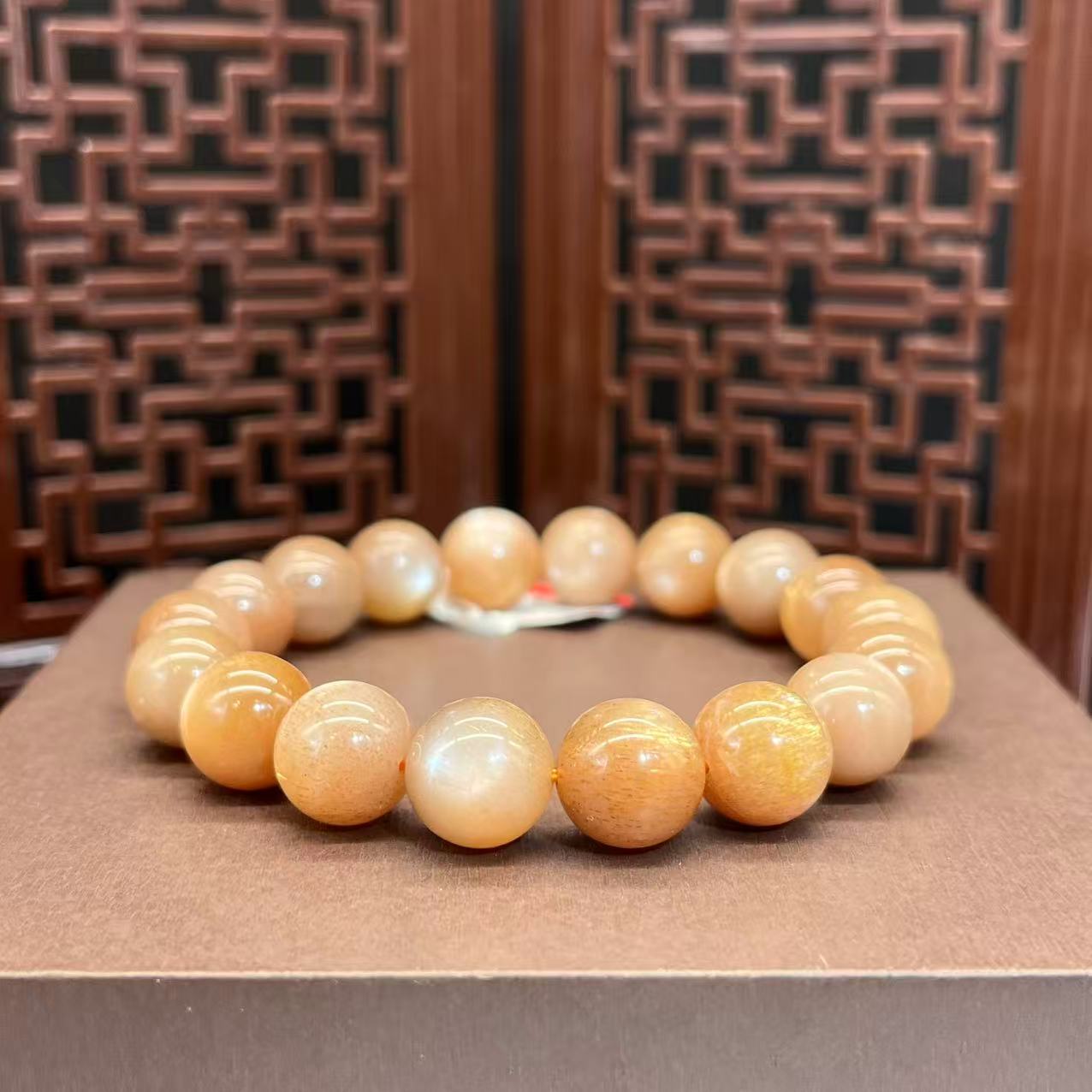 Natural gold bone bracelet