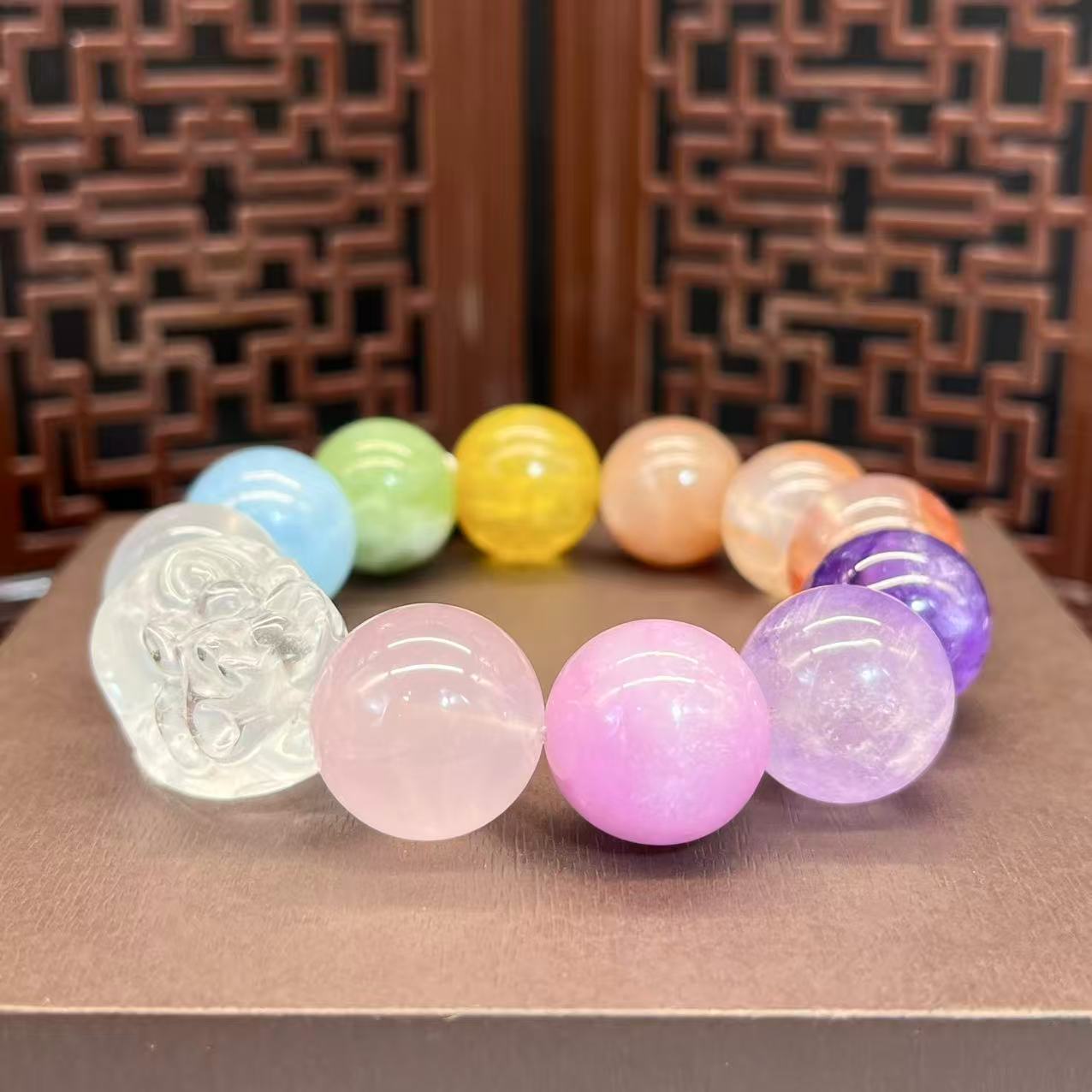 Natural crystal dobao bracelet