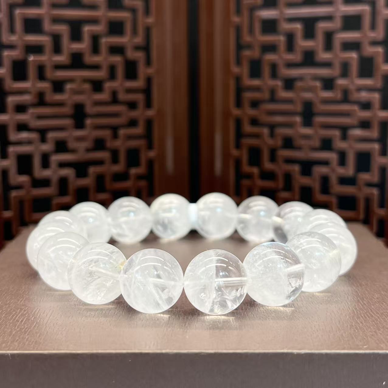 Himalayan white crystal bracelet