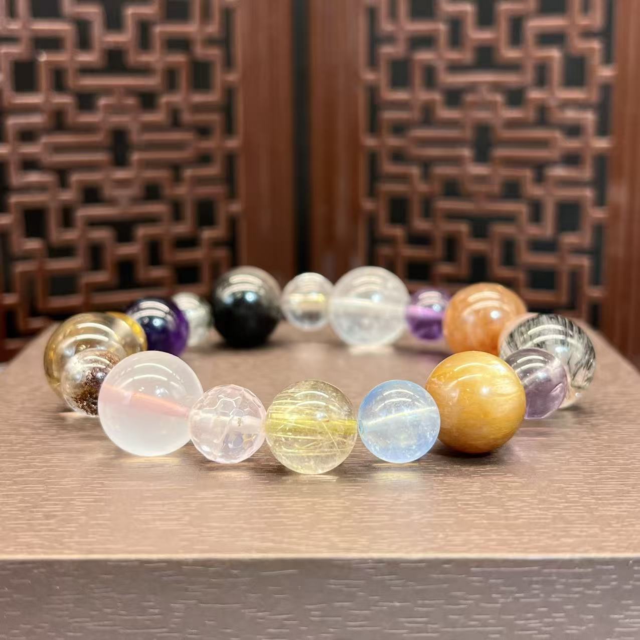 Natural crystal dobao bracelet