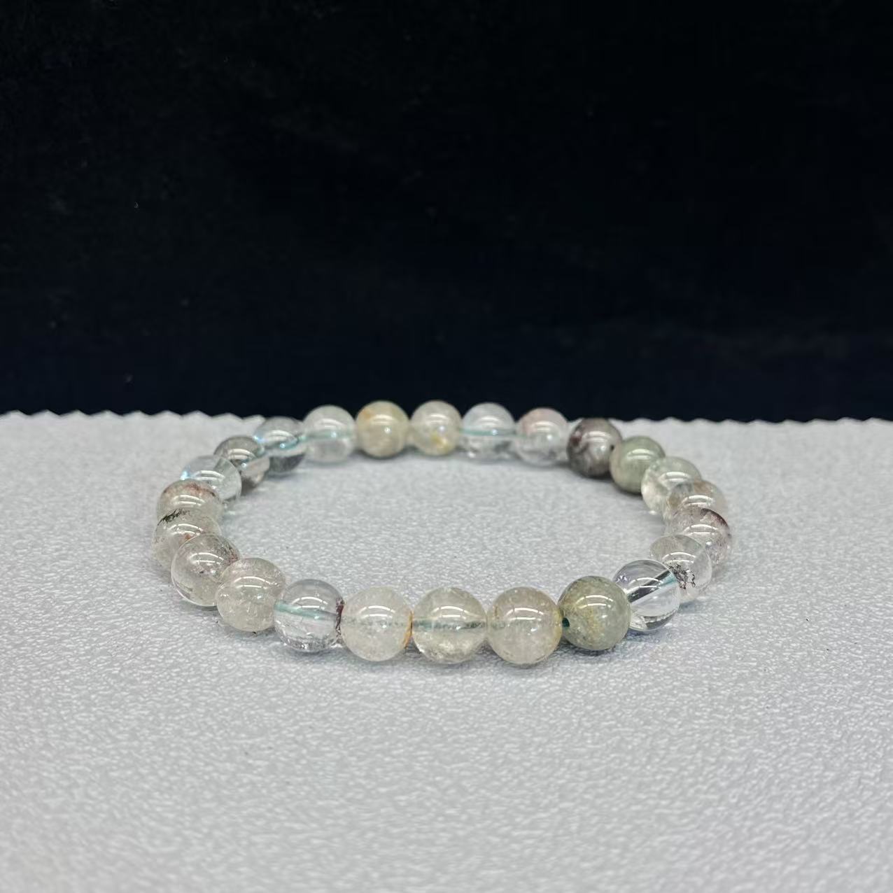 Natural garden quartz crystal bracelet