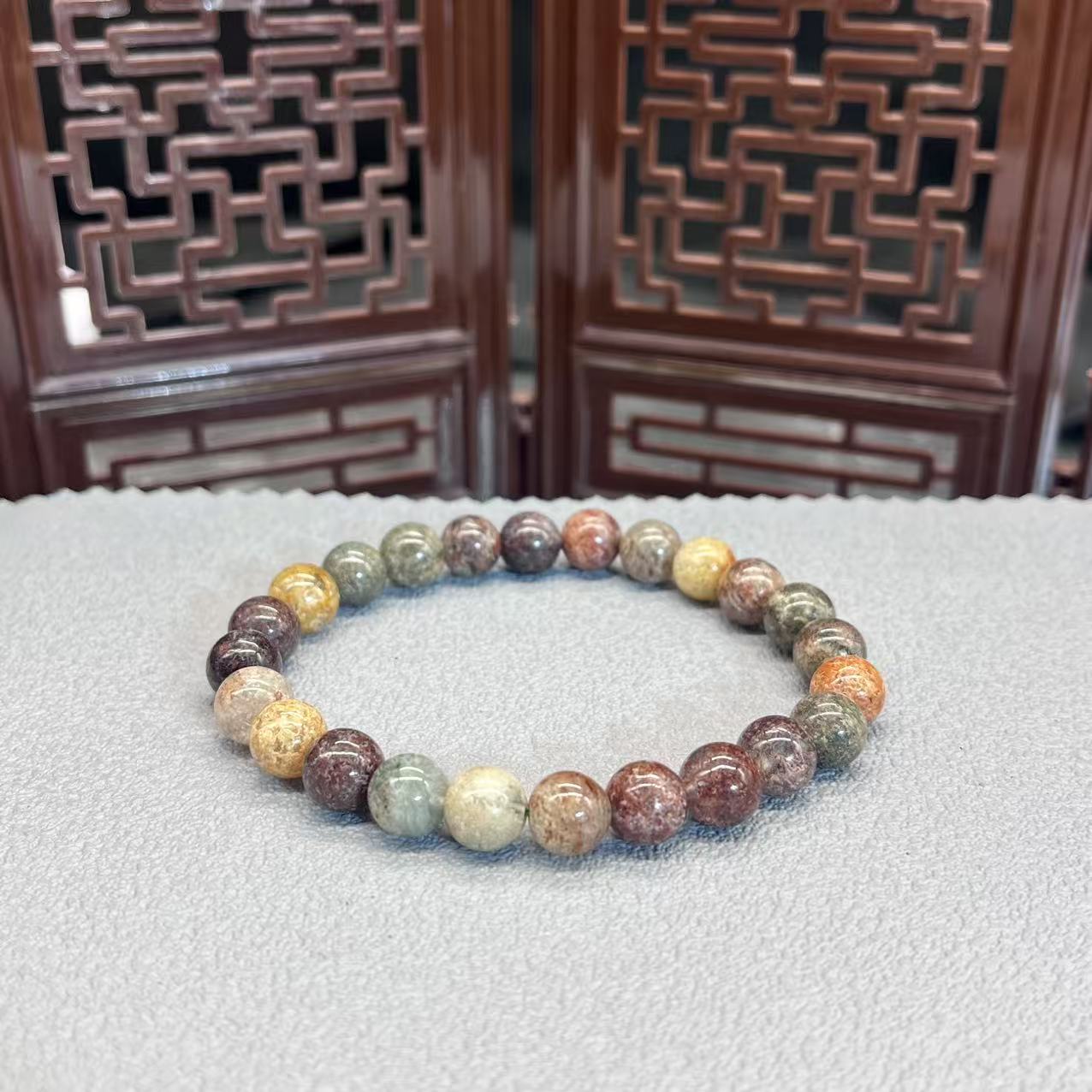 Natural garden quartz crystal bracelet