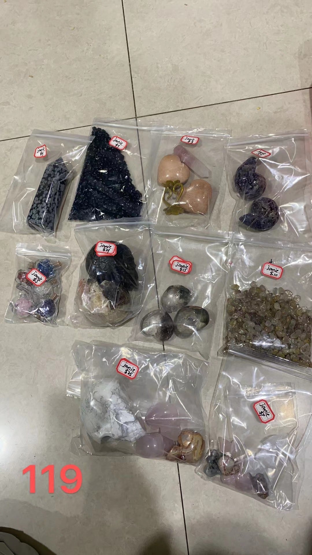 ELLA'S Crystal selection free shipping link