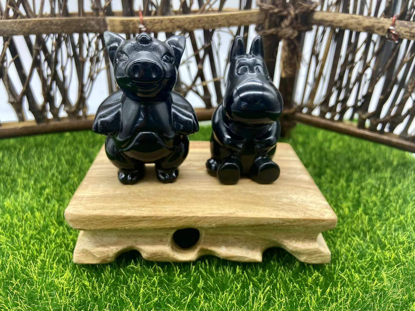 Pigs and hippos