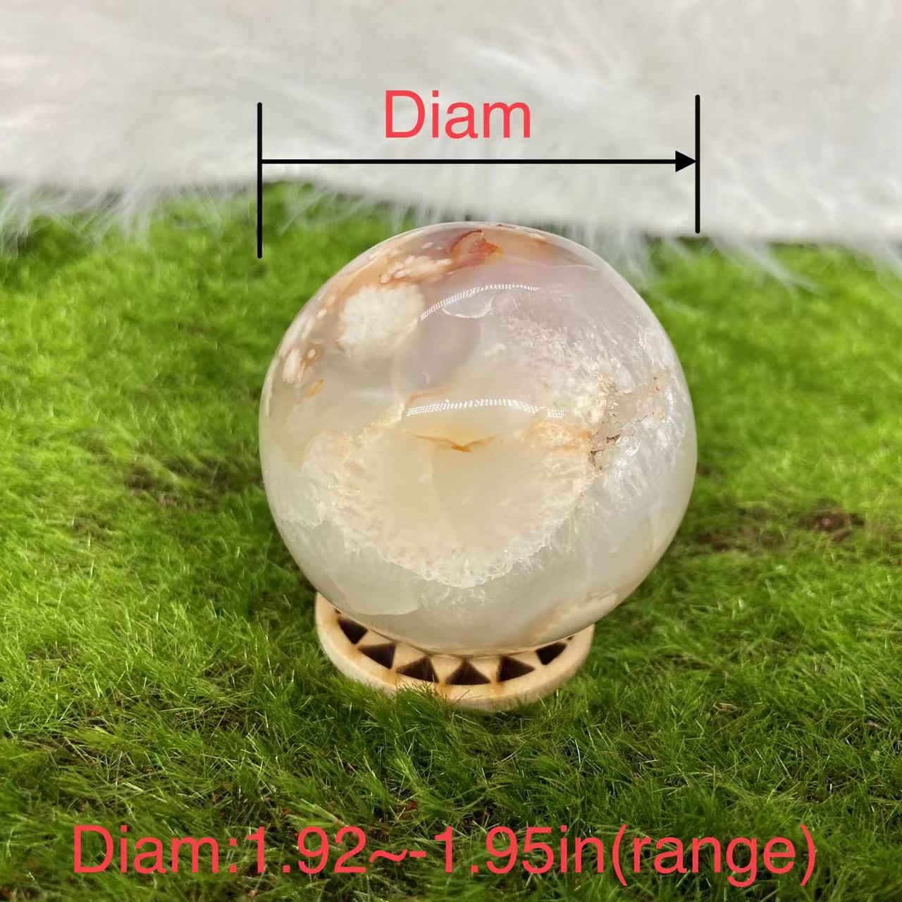 Flower agate