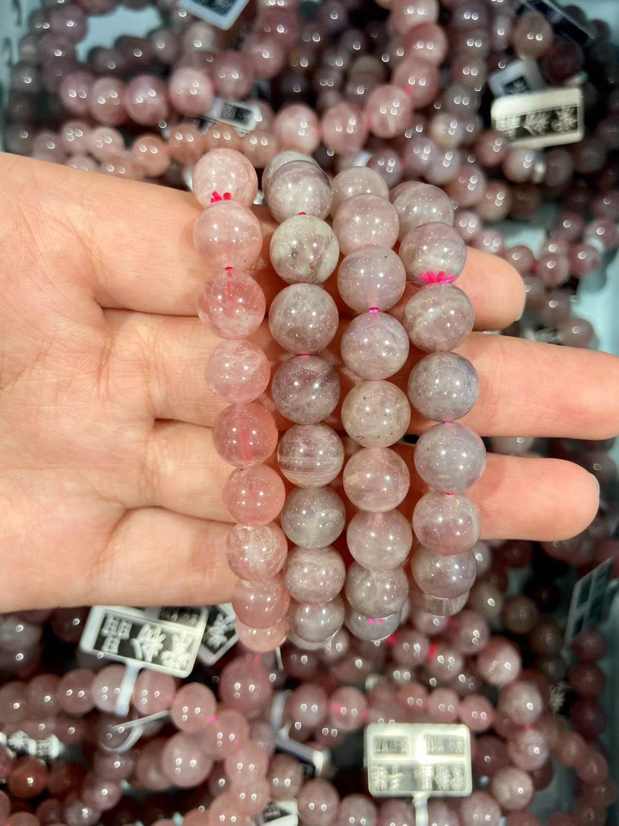 Purple rose quartz
