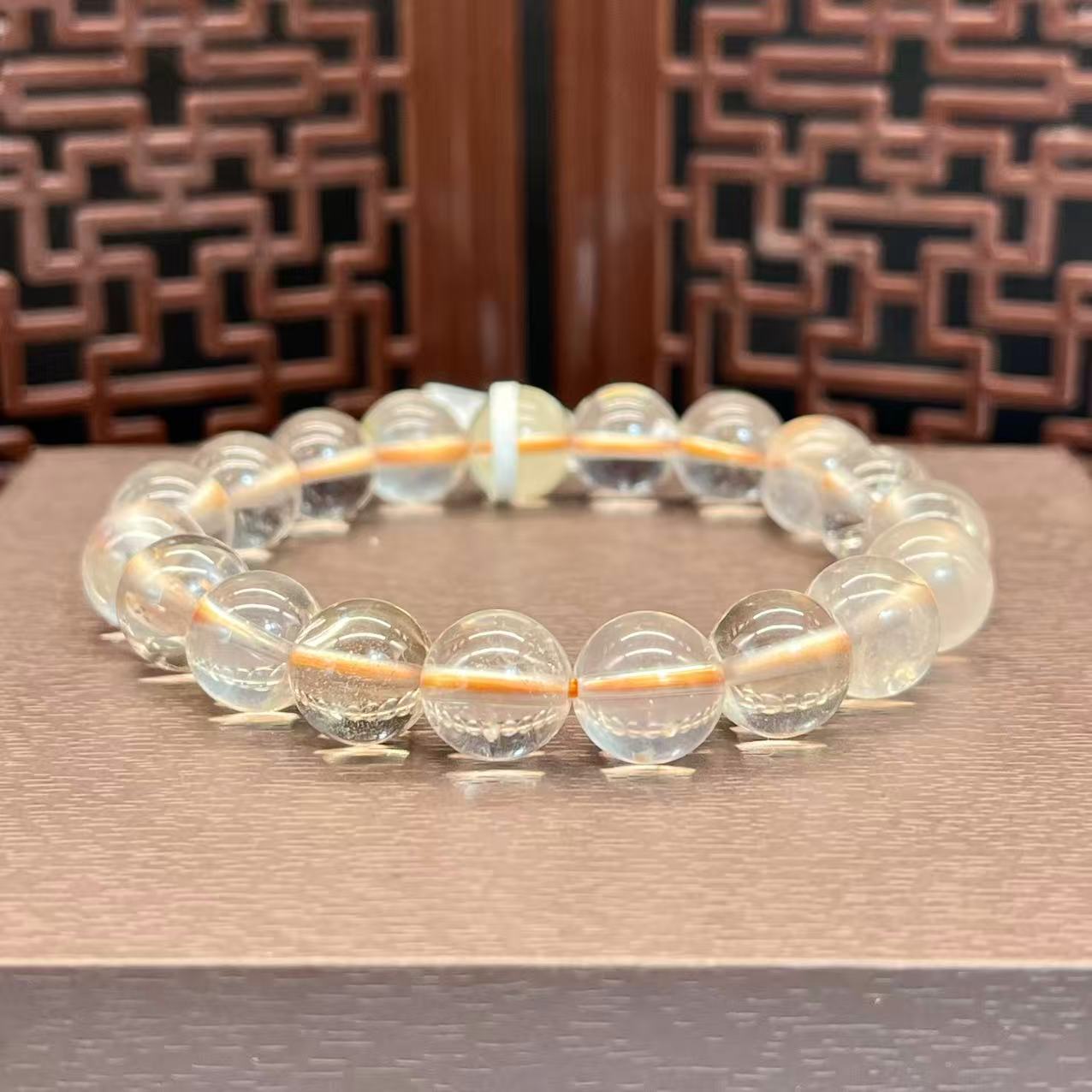 Natural citrine bracelet