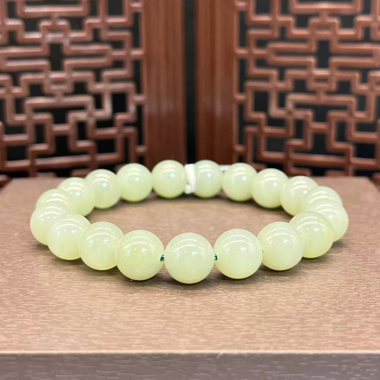 Natural hetian jade bracelet