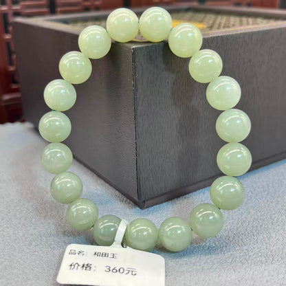 Natural hetian jade bracelet
