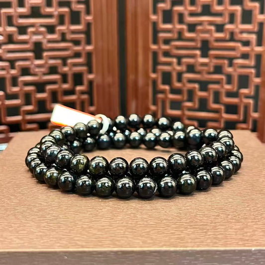 Natural black jade bracelet