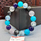 Natural crystal design bracelet
