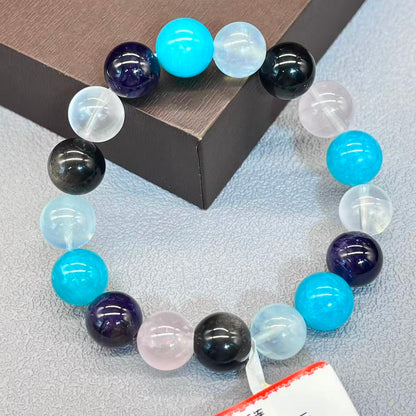 Natural crystal design bracelet