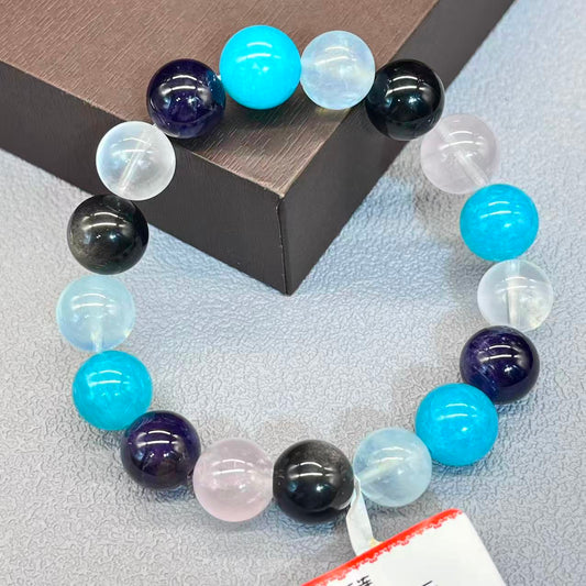 Natural crystal design bracelet