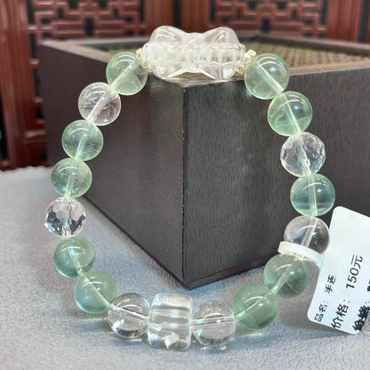 Natural crystal design bracelet