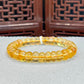 Natural citrine bracelet