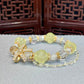 Natural crystal design bracelet