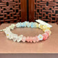 Natural crystal design bracelet