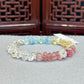 Natural crystal design bracelet