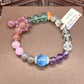 Natural crystal design bracelet
