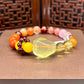 Natural crystal design bracelet