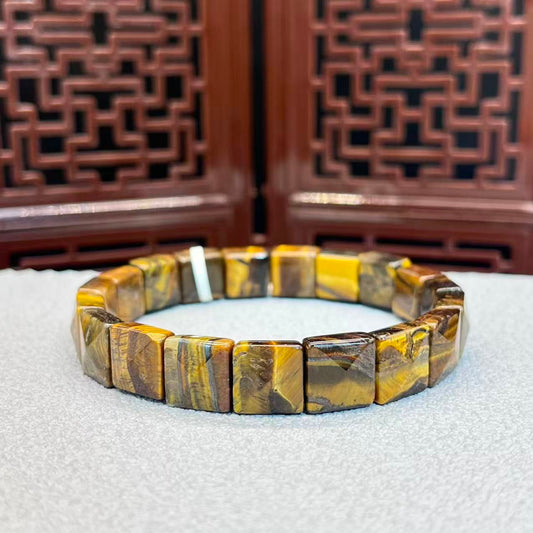 Natural wood-change stone bracelet