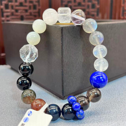 Natural crystal design bracelet