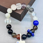 Natural crystal design bracelet
