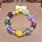 Natural fluorite design bracelet