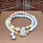 Natural crystal design bracelet