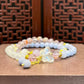 Natural crystal design bracelet