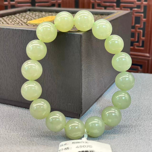 Natural hetian jade bracelet