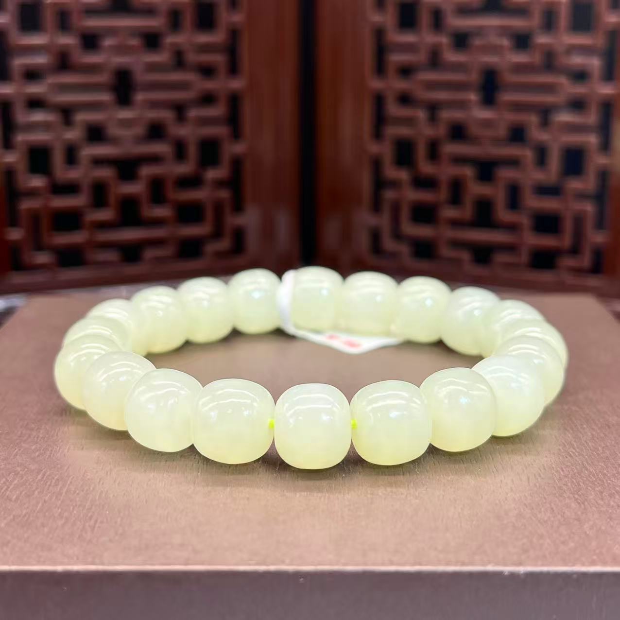 Natural hetian jade bracelet