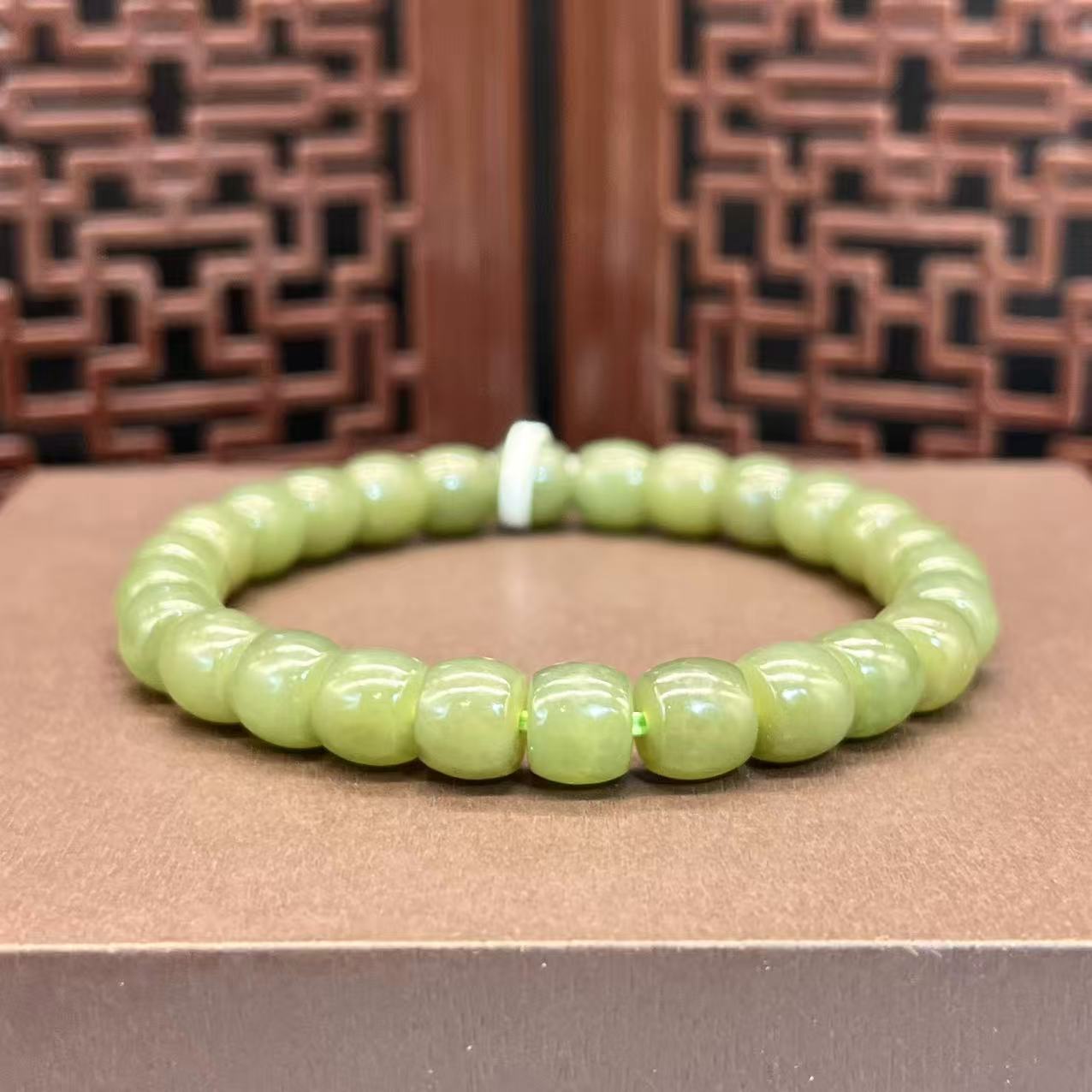Natural hetian jade bracelet