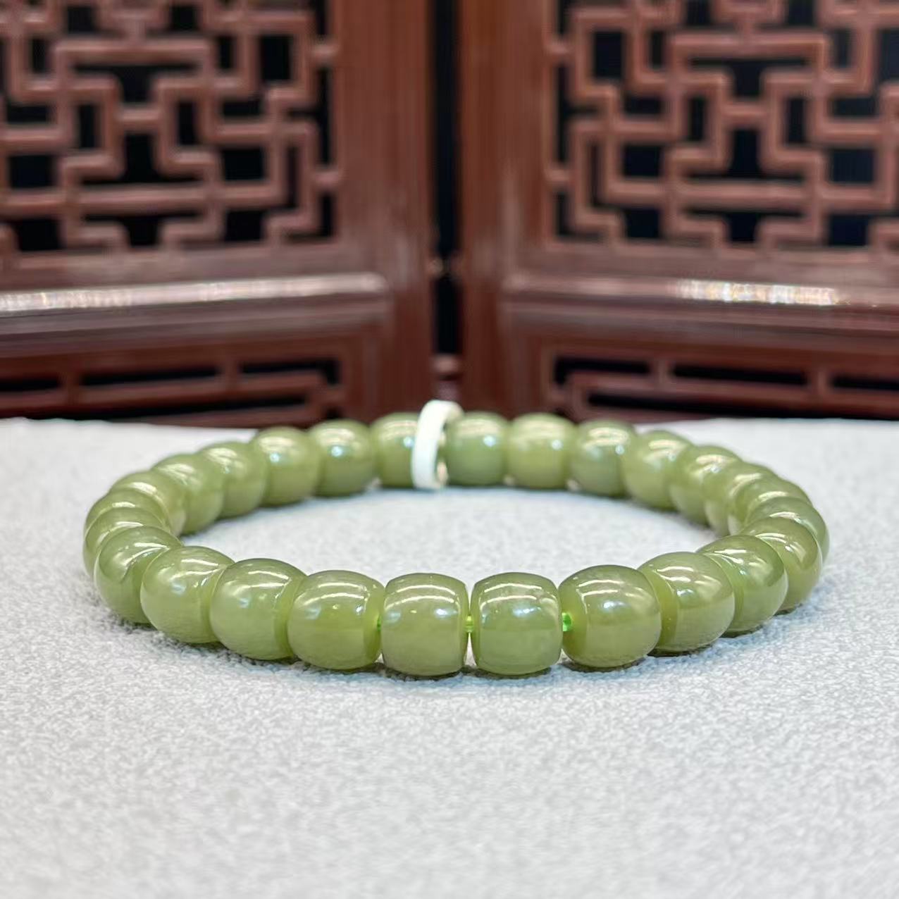 Natural hetian jade bracelet