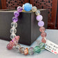 Natural crystal design bracelet