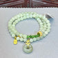 Natural hetian jade design bracelet