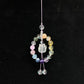 Natural crystal mobile phone chain design