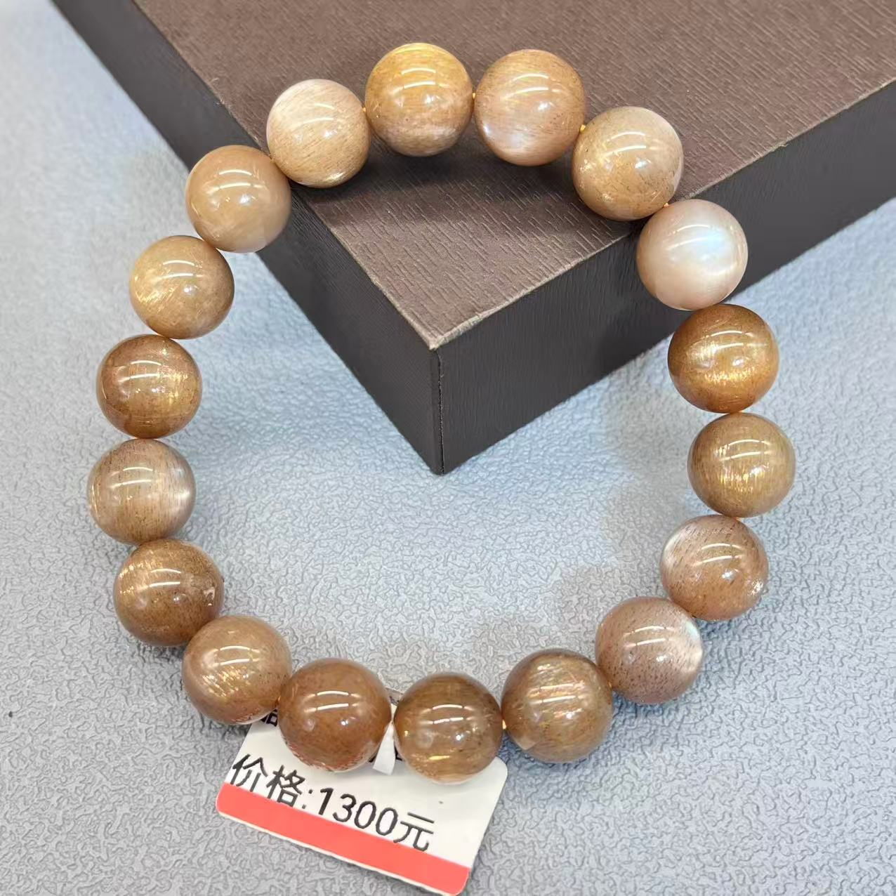 Natural gold bone bracelet
